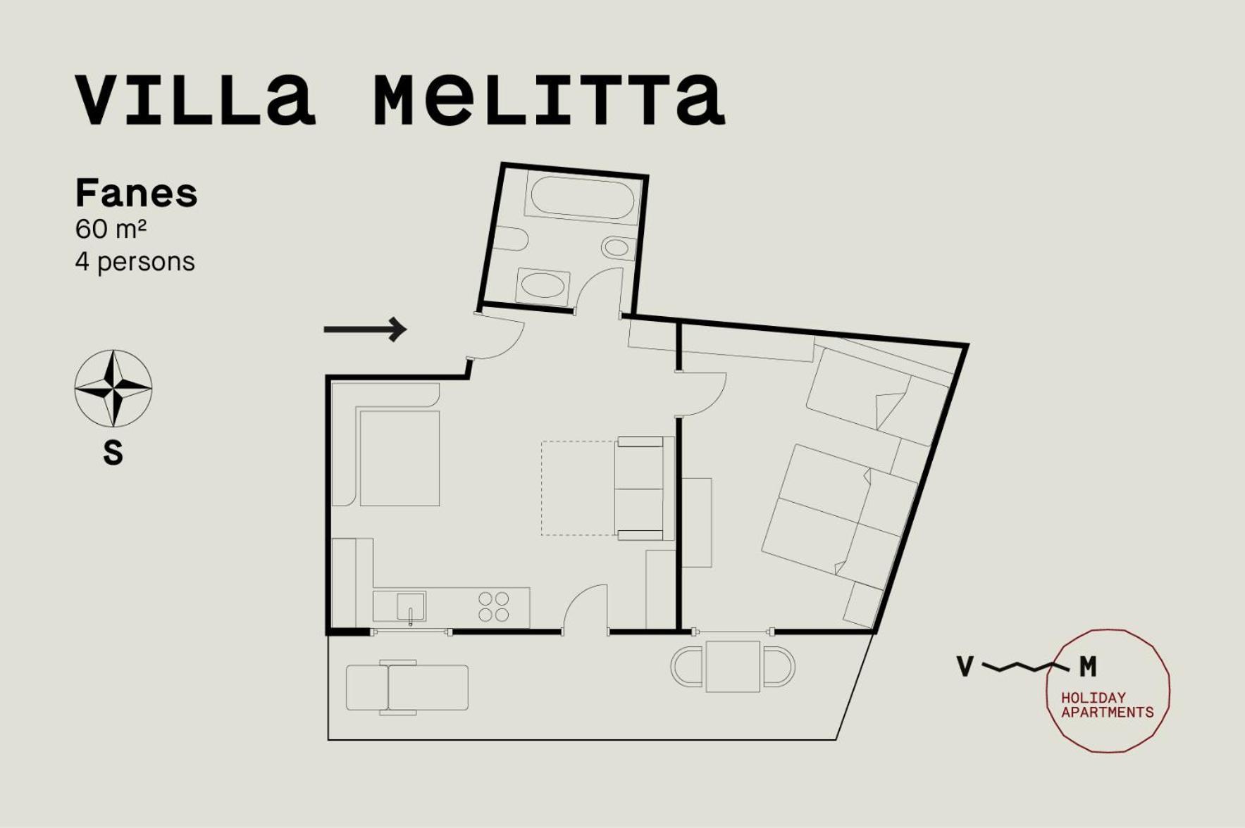 Villa Melitta San Vigilio Di Marebbe Room photo