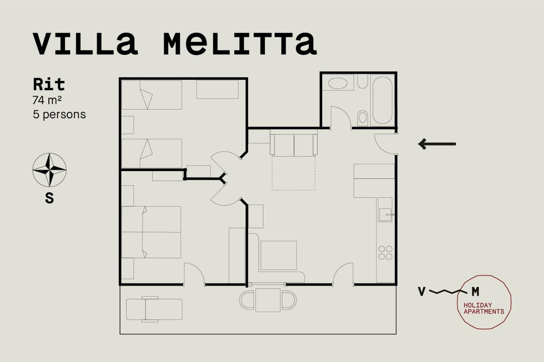 Villa Melitta San Vigilio Di Marebbe Room photo
